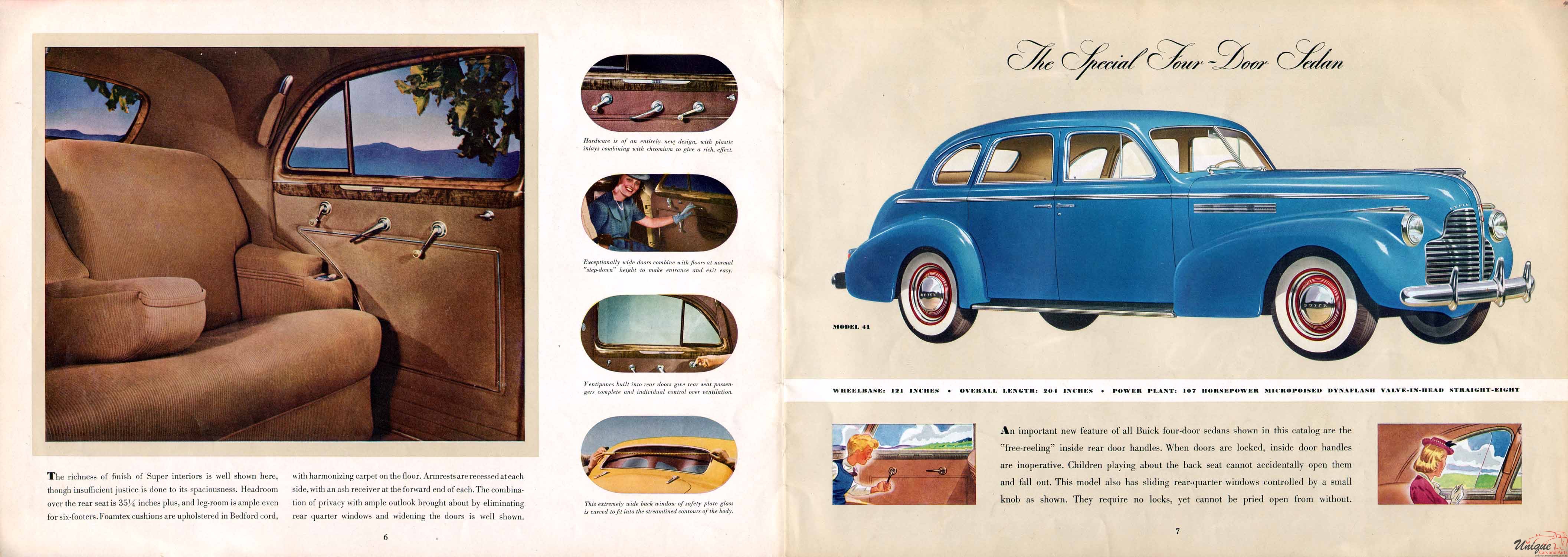1940 Buick Brochure Page 8
